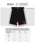 NFL Safety Reflective Athletic Short - Size Guide
