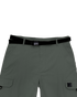 Men's Tech Cargo Short with Belt - Gunmetal - Belt