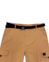 Men's Tech Cargo Short with Belt - British Khaki- Belt