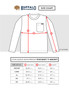 Buffalo Outdoors® Workwear Men's Heavyweight Long Sleeve Pocket T-Shirt - Size Guide