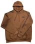 Buffalo Outdoors® Branded Hooded Sweatshirt - Workwear Brown/Charcoal - Main