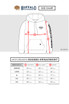 Buffalo Outdoors® Branded Hooded Sweatshirt - Size Guide