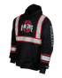 Ohio State Safety Black Hooded Sweatshirt - Front