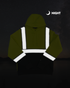 Buffalo Outdoors® Workwear Men’s Hi Vis Safety Pullover Hooded Sweatshirt