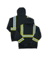 Buffalo Outdoors® Workwear Men’s Black Safety Pullover Hooded Sweatshirt