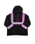 Buffalo Outdoors® Workwear Women's Black Safety Hooded Pullover Sweatshirt