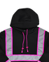 Buffalo Outdoors® Workwear Women's Black Safety Hooded Pullover Sweatshirt