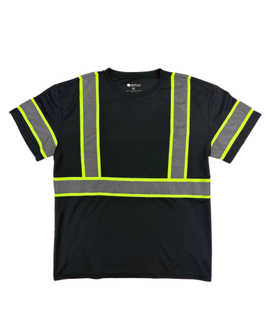 BUFFER PROTECTION Tシャツ サイズ4 BLACK Buffalo Outdoors® | Black Short Sleeve Safety T-Shirt
