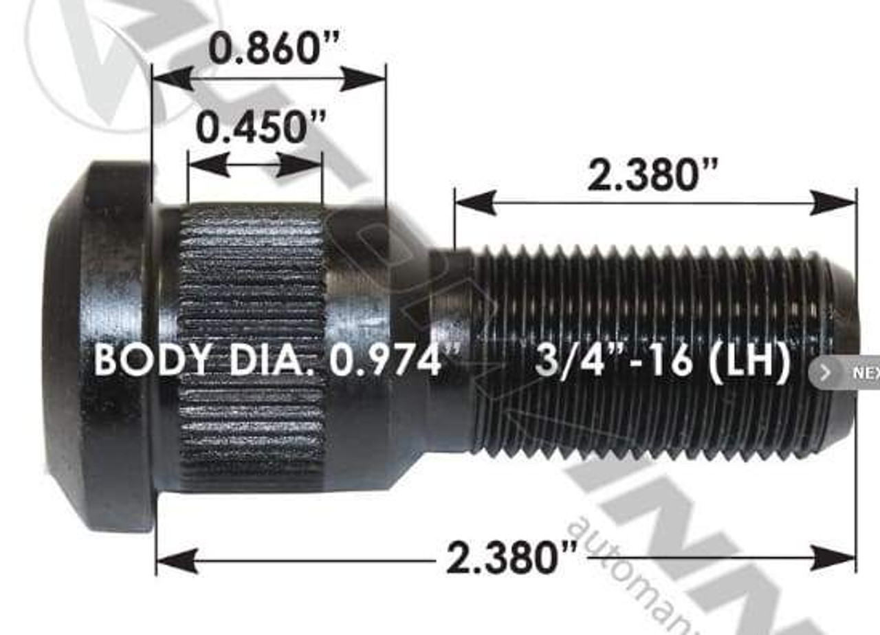 Wheel Stud (TPS6023)