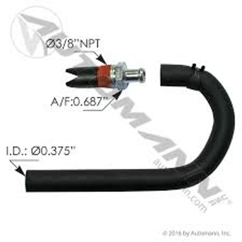 AXLE VENT AND TUBE 3/8PT FOR REAR END HSG (TPS5849)