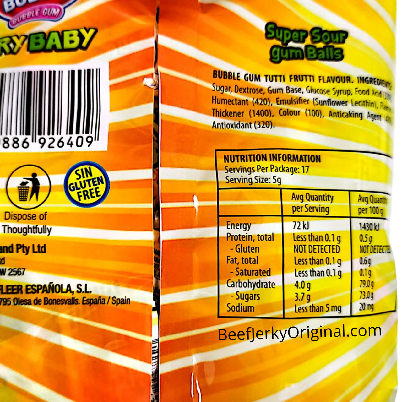 Dubble Bubble Cry Baby Bubble Gum A Delicious Twist to Your Classic