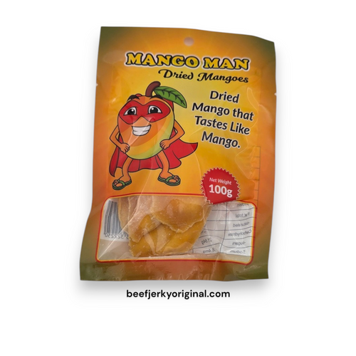 The Salty Plum Shops own Mango , Mango Man Mango it taste like mango and is made from actual mango this is the front of the pack