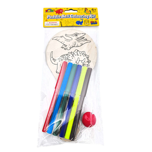Paddle Ball Colouring Kit