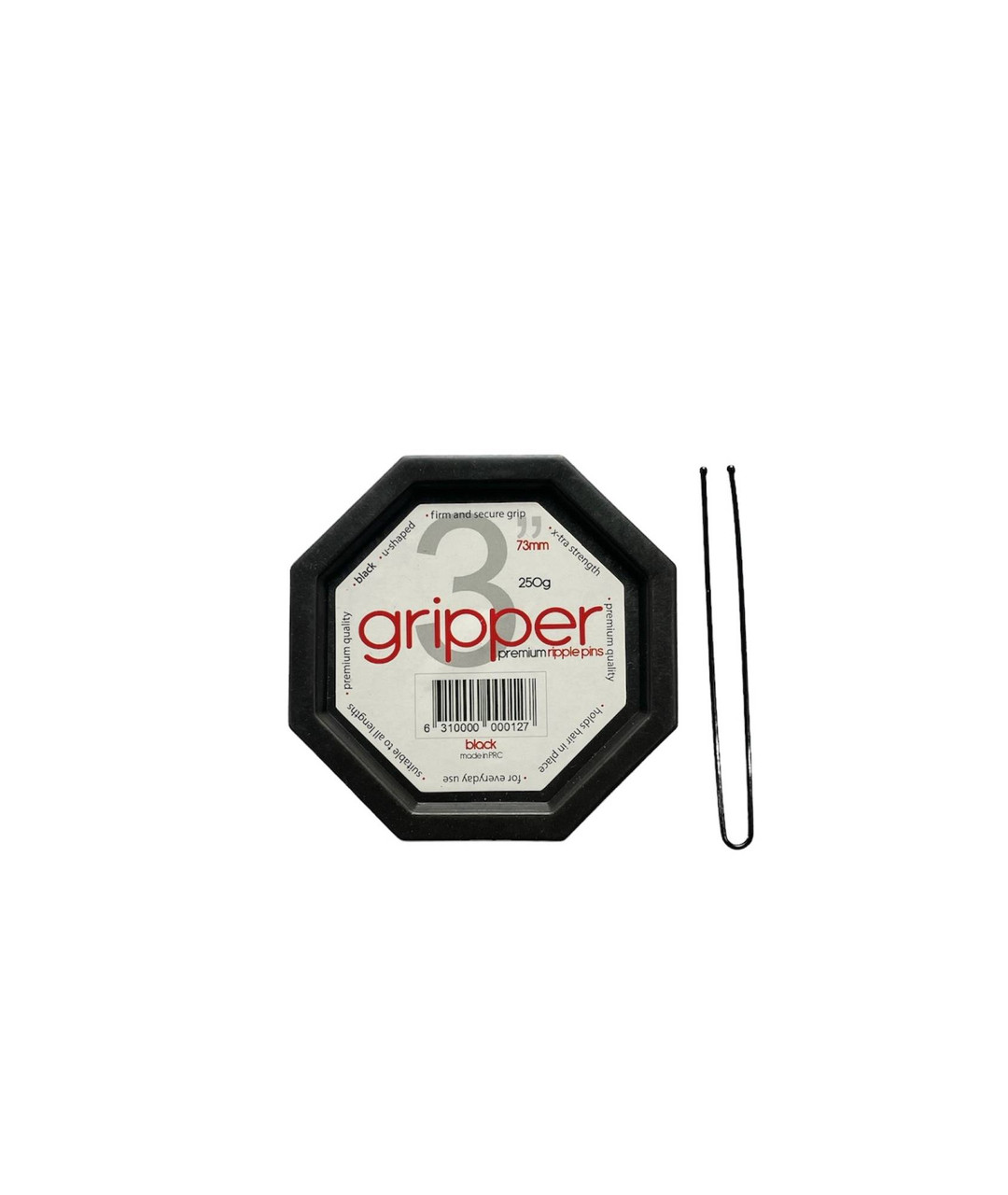999 Premium Ripple Pins - 3 inch - BLACK* (250 Pins) main image 1