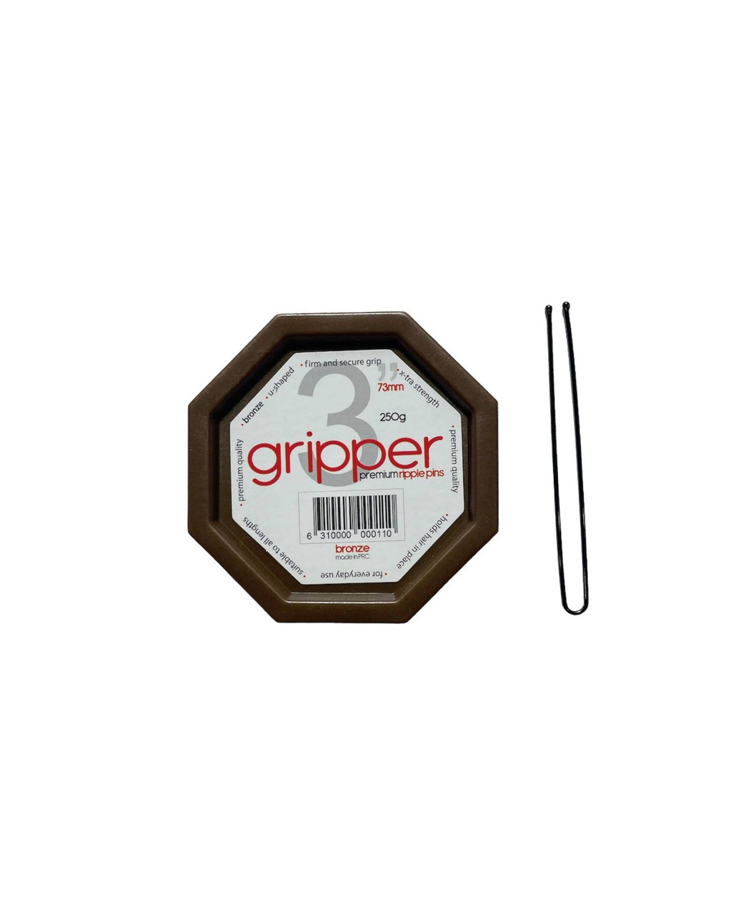 999 Premium Ripple Pins - 2 inch - BLACK* (250 Pins) main image 1