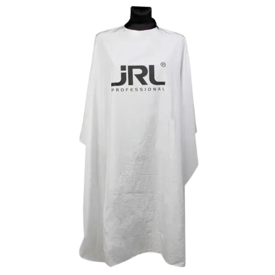 JRL Rubber Neck Cutting Cape - White | HairCo Australia