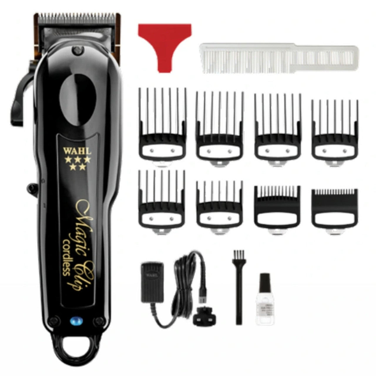 WAHL MagicClip&Detailerバリカンブラック@6/6㊹ Wahl Magic 5 Star Cordless Barber Combo - Available at OBSCO