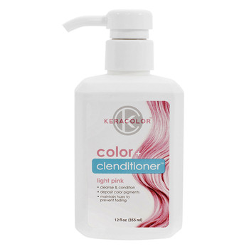 Keracolor Color Clenditioner Colour Shampoo Light Pink 355ml