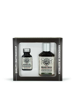 The Bearded Chap Luxe Duo Kit - Brawny - 1oz Oil &  3.5oz Wash