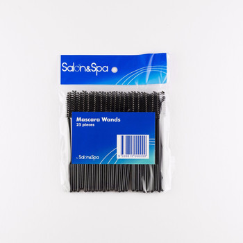 Salon & Spa - Mascara Wands Black Stem (25 Pack)