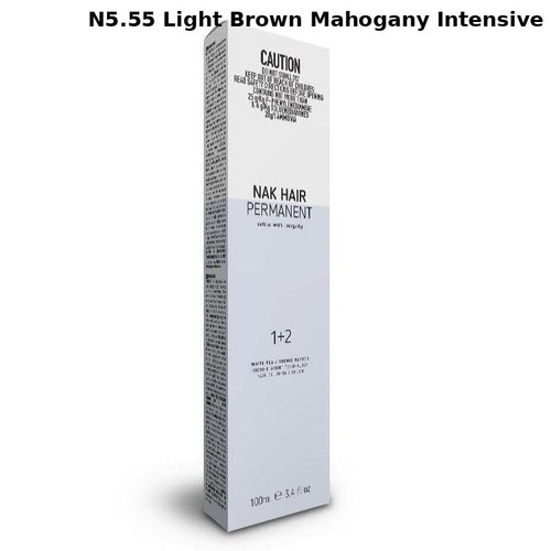 NAK Permanent Colour - N5.55 Light Brown Mahogany Intensive