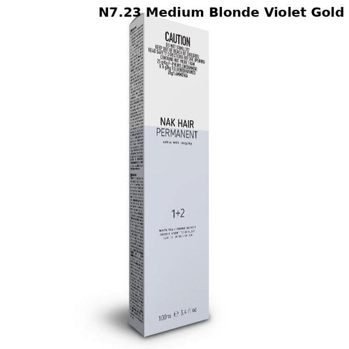 NAK Permanent Colour - N7.23 Medium Blonde Violet Gold