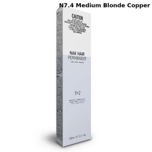 NAK Permanent Colour - N7.4 Medium Blonde Copper