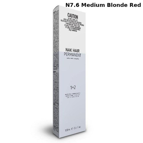 NAK Permanent Colour - N7.6 Medium Blonde Red