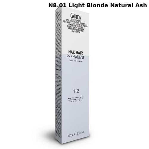 NAK Permanent Colour - N8.01 Light Blonde Natural Ash