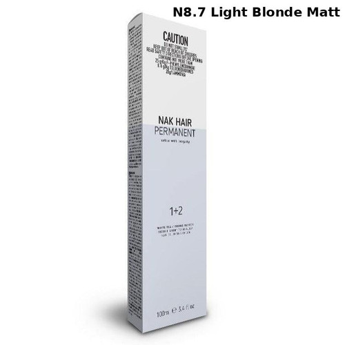 NAK Permanent Colour - N8.7 Light Blonde Matt
