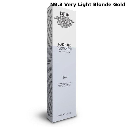 NAK Permanent Colour - N9.3 Very Light Blonde Gold