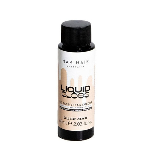 NAK Liquid Gloss Dusk 60ml - 9AR Palest Blonde Ash Rose