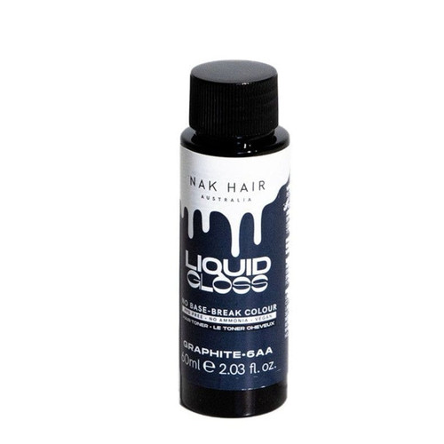 NAK Liquid Gloss Graphite 60ml - 6AA Dark Blonde Intense Ash