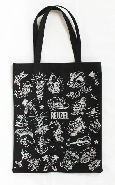Reuzel Black Tote Bag