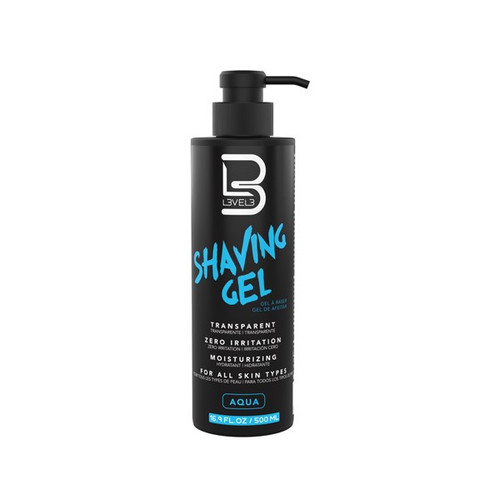 L3VEL3 - Transparent Shaving Gel AQUA - 500ml