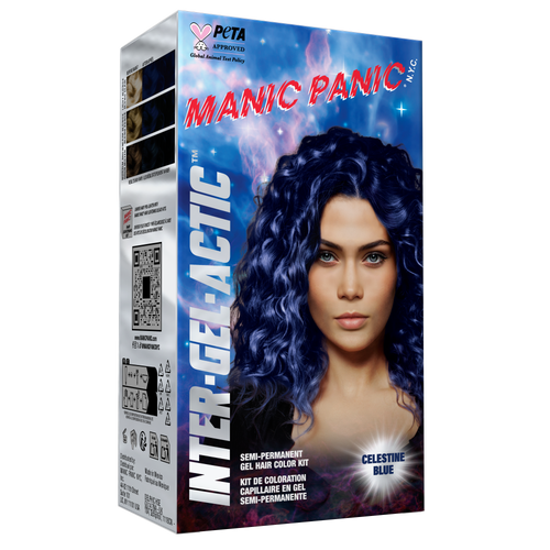 Manic Panic Celestine Blue Inter-GEL-actic Hair Color Kit