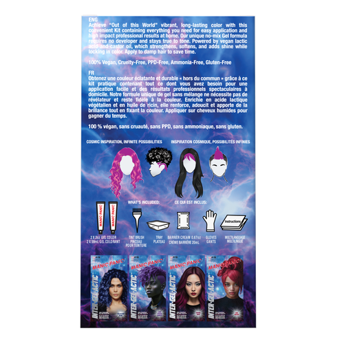 Manic Panic Love Pink Warrior Inter-GEL-actic Hair Color Kit