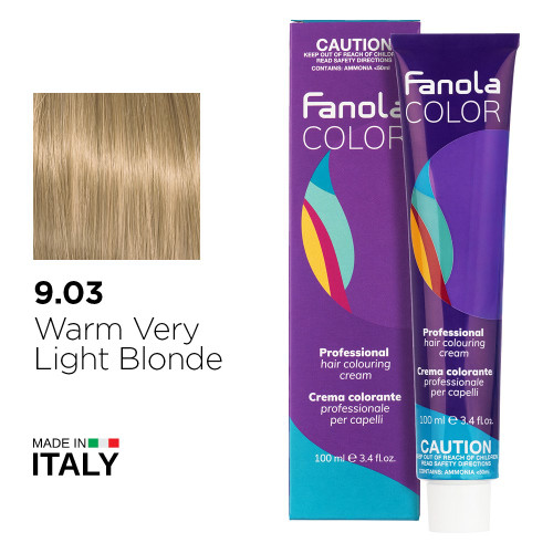 Fanola Color 9.03 Warm Very Light Blonde 100ml