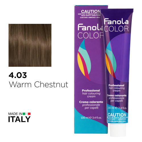 Fanola Color 4.03 Warm Chestnut 100ml