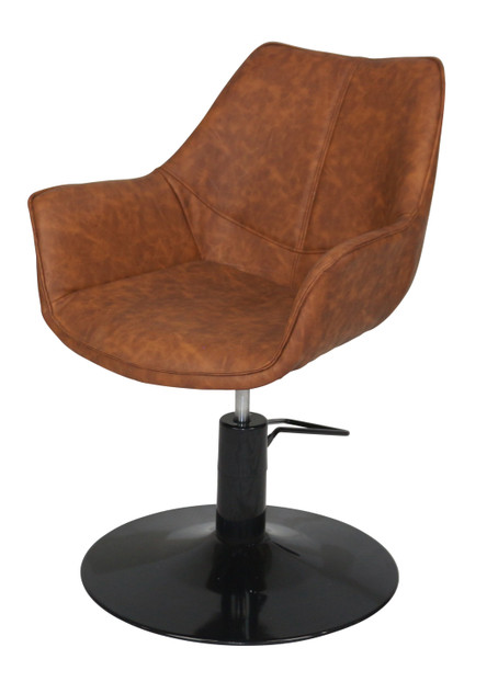 Maletti Scout Salon Styling Chair Tan