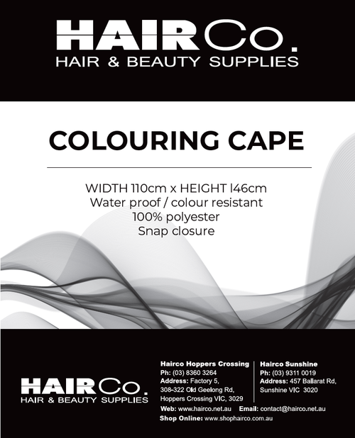 Hairco Colouring Cape - Colour Resistant