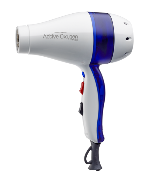 Gamma+ Active Oxygen White Hairdryer 2100W