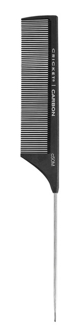 Cricket Carbon Comb C50M Fine Tooth Metal Tail