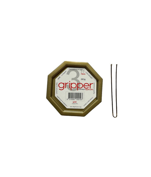 Gripper Premium Ripple Pins Gold 3 Inch 250g