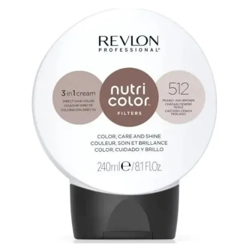 Revlon Professional Nutri Colour Filters 512 - Pearly Ash Brown 240ml