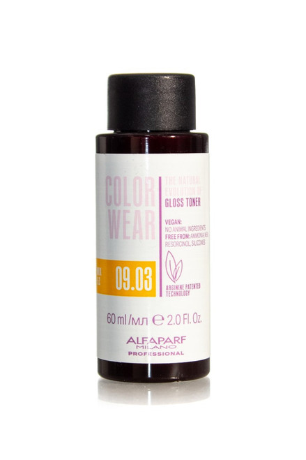 Alfaparf Color Wear Gloss Toner 09.03 60ml