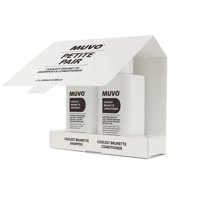 Muvo Coolest Brunette Petite Pair - Shampoo & Conditioner 100ml