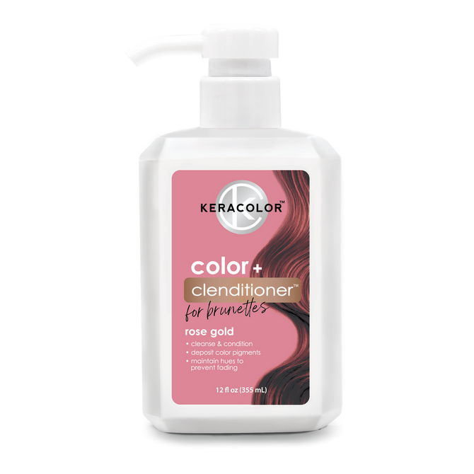 Keracolor Color + Clenditioner For Brunettes Rose Gold 355ml