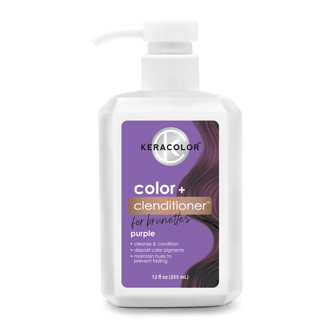 Keracolor Color + Clenditioner For Brunettes Purple 355ml