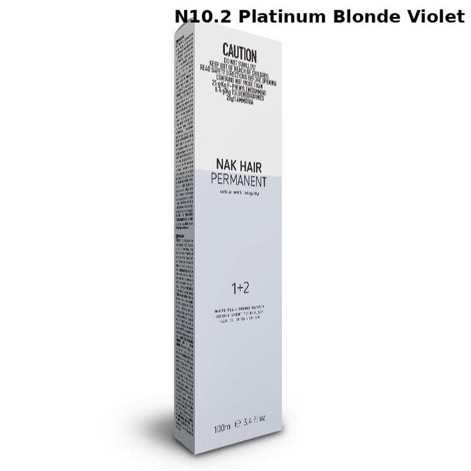 NAK Permanent Colour - N10.2 Platinum Blonde Violet